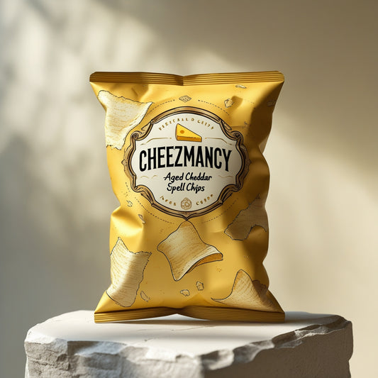 Cheezmancy – Aged Cheddar Spell Chips